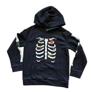 Cat & Jack-Skeleton Print Hoodie, Size 6/7